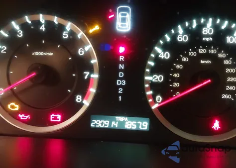 2010 Honda Accord 2.4 Ex-L z USA, uszkodzony, nr VIN 1HGCS1B87AA012370